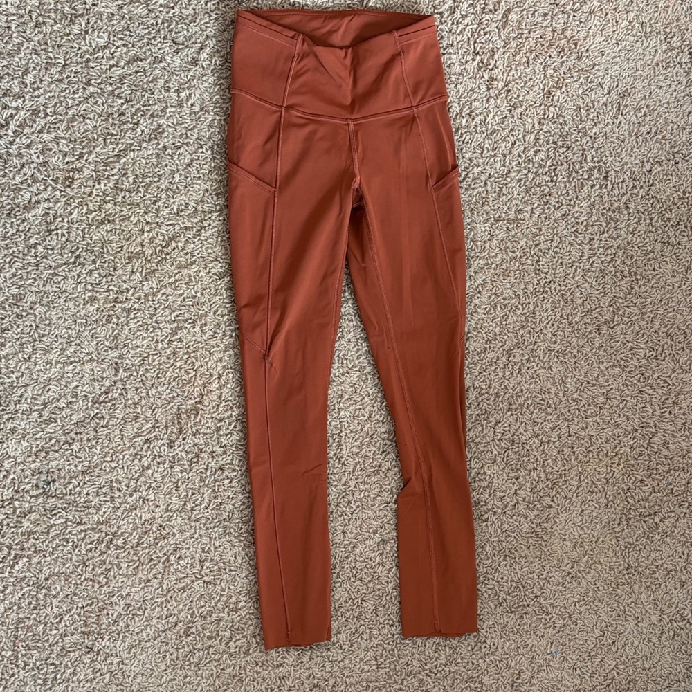lululemon athletica Rust Leggings